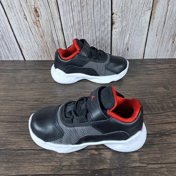 Nike CMFT Jordan 11 Retro Low Bred Toddler Size 7c Shoes CZ0906-006 (Worn Once) - Picture 5 of 9